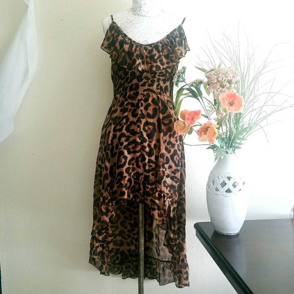 leopard print dress Size S